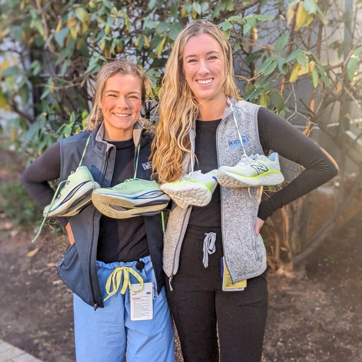 On Monday, April 15, #TeamBMC athletes will take on the @bostonmarathon! But they won't have to go it alone. Here a few of the dynamic duos who are on the way to the finish line together! Sign a poster to inspire our athletes: bit.ly/43VJoyZ