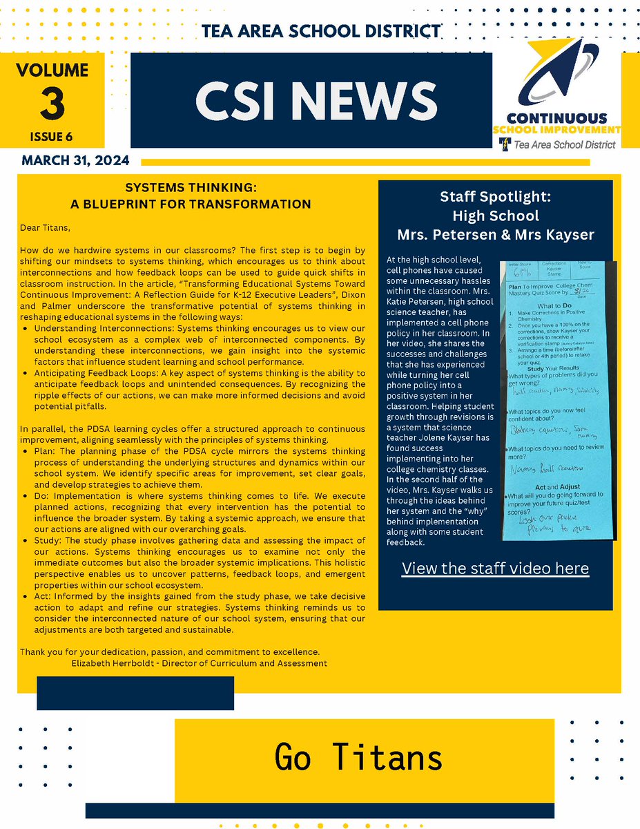 Tea Area School District tweet media