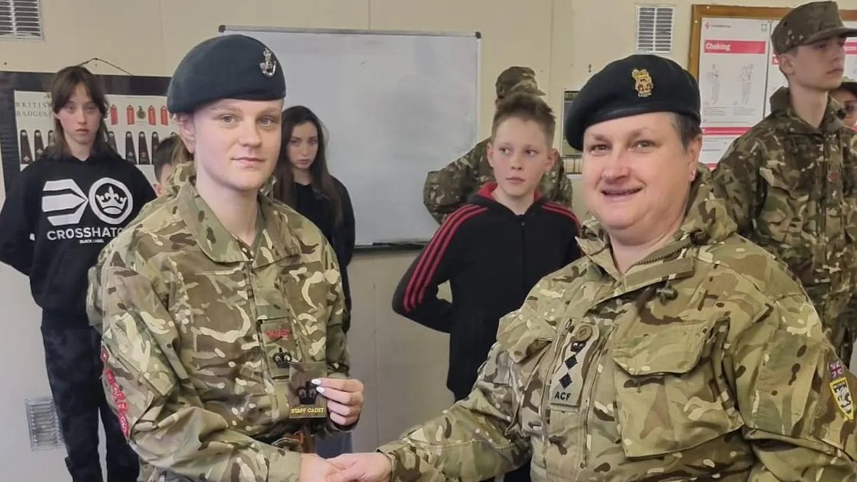 Congratulations to Staff Cadet Sergeant Major Shannon Bullock who was appointed as Mayors Cadet for Melksham and appointed as a Staff Cadet. Full story here: armycadets.com/county-news/wi…