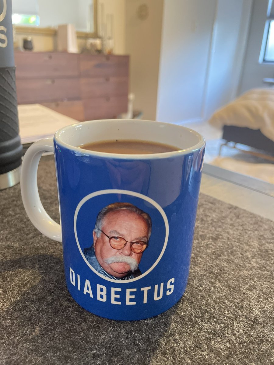 A nice cup of diabeetus to start your day. Thanks Wilford!