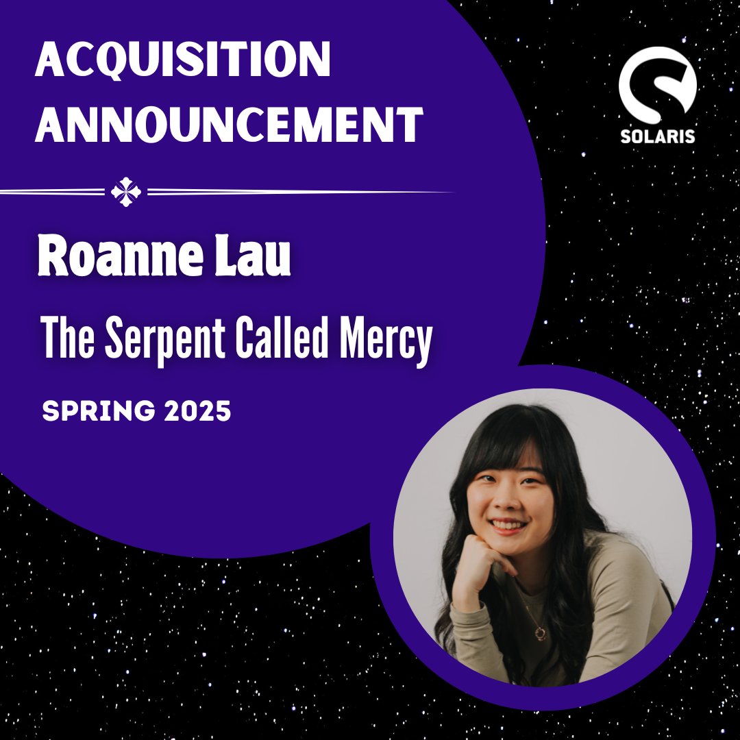 🚨ACQUISITION ANNOUNCEMENT🚨 Solaris snags @roannelau's THE SERPENT CALLED MERCY: a Malaysian Chinese-inspired epic fantasy of slumdogs and illegal monster-fights! UK/BC (exc. Canada) English Language Rights acquired by @ALRutter from @KeirAlekseii. bit.ly/4auTCJh