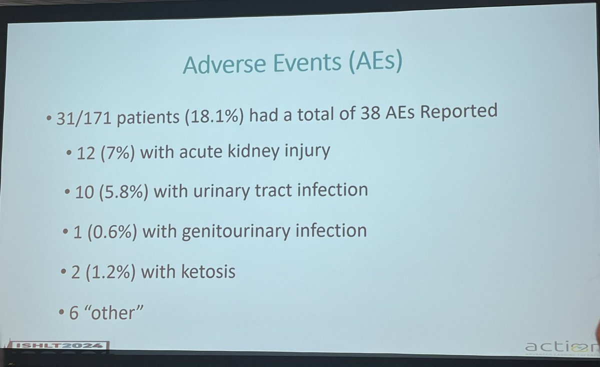 SGLT2i are safe in children with heart failure in @ACTION4HF study presented by @josephspinner. @ManuVarma and I recently started using these meds at @nyulangone and agree! @ISHLT #ISHLT2024 @nyugrossman @PHTSociety #MedTwitter