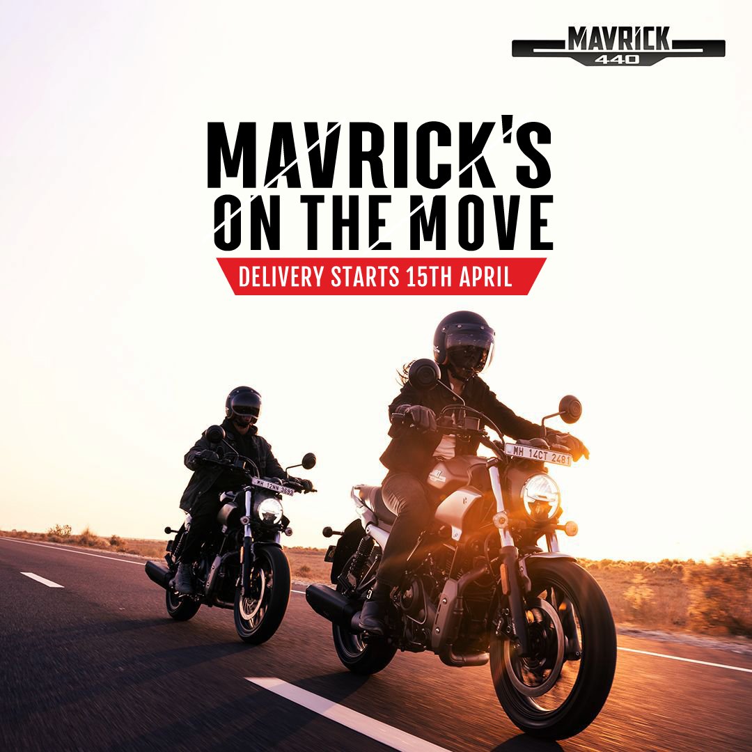 Experience the thrill of the Mavrick, where every ride is filled with experience like no other. Deliveries start April 15th. #Mavrick440 #HeroMavrick