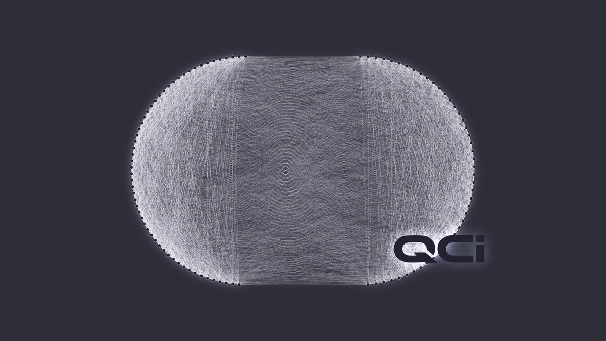 This is a beautiful ✨ visualization of a solution to a #maximumcut problem: there is a fixed set of lines (edges) connecting the dots (nodes), with the goal of maximizing the number of lines which cross from left to right. This is in the hardest class of #optimizationproblems.