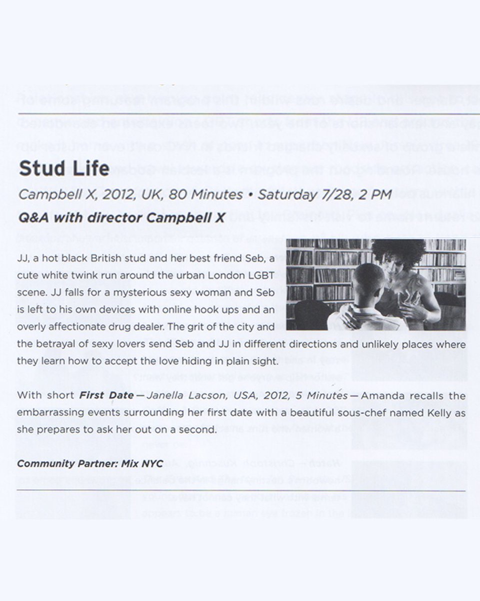 It's #TBT + the first day of Queering the Canon: Besties with @BAMfilmBrooklyn 🤭 Get your passes for the in-person (or virtual) fun at newfest.org/qtc-besties <3