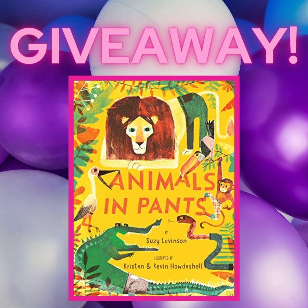 Happy 1st Birthday to ANIMALS IN PANTS!
Let's celebrate with a cool #giveaway, shall we? Like/RT/comment to win a signed copy!
I'll let the winner know on Monday, 4/15. 😎👍
#bookbirthday #poetryforkids #picturebook #nationalpoetrymonth #cameronkids @abramskids  @PicBookJunction