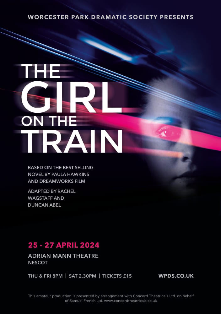 The Girl On The Train with #WorcesterParkDramatic at #AdrianMann @Nescot ow.ly/U6UM30sBtAb