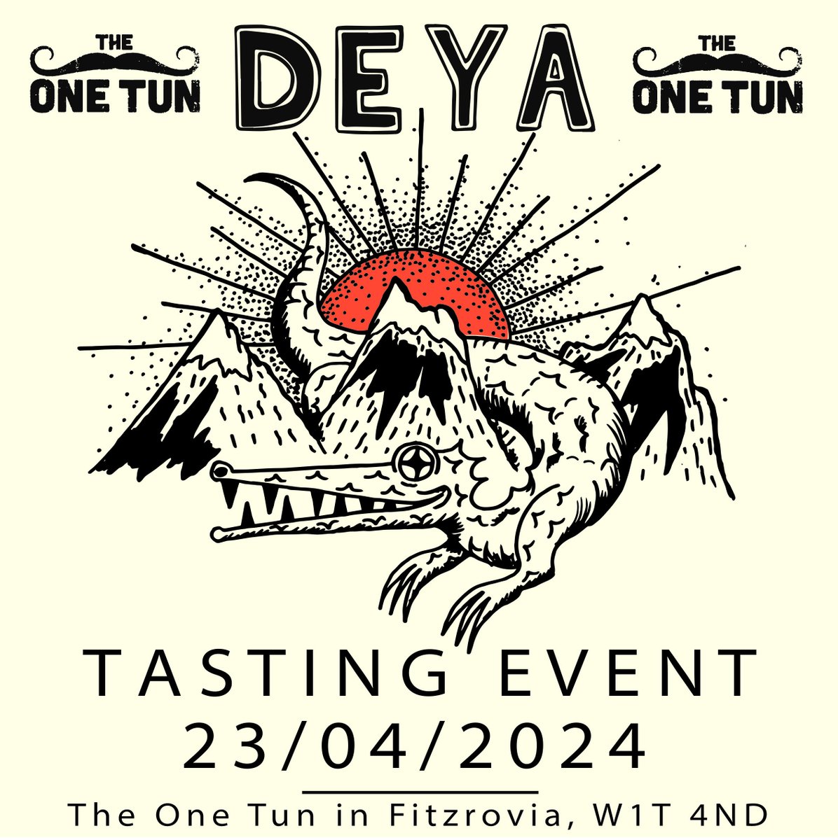 Join us for a Tasting Event with @deyabrewery. #23/04/2024# Don't miss out on this flavorful experience!!! Live sport ON ⚽️ 8pm EVERTON vs LIVERPOOL ⚽️🏆 #beer #beertasting #pubevents #Goodgstreet