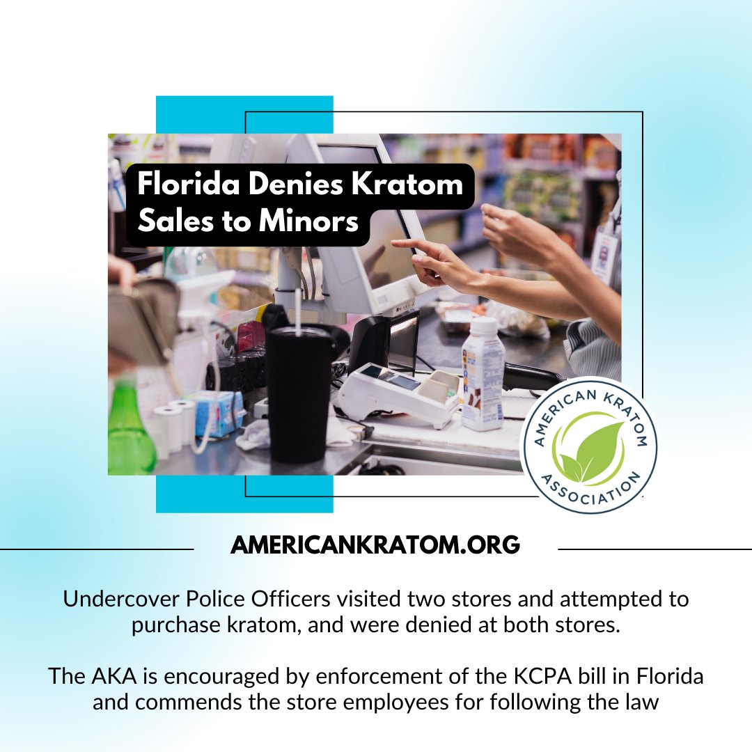 “The PCSO Cadet attempted to purchase alcohol at seven stores, and was successful at two of the stops. They visited two stores and attempted to purchase kratom, and were denied at both stores.”
polksheriff.org/news-investiga…
#keepkratomsafe #florida
