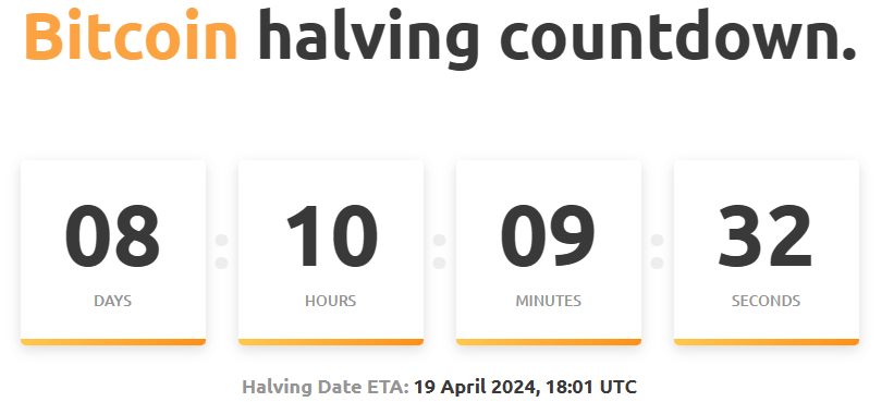 Next Week #Bitcoin halving ! Be Ready 🥳🥳