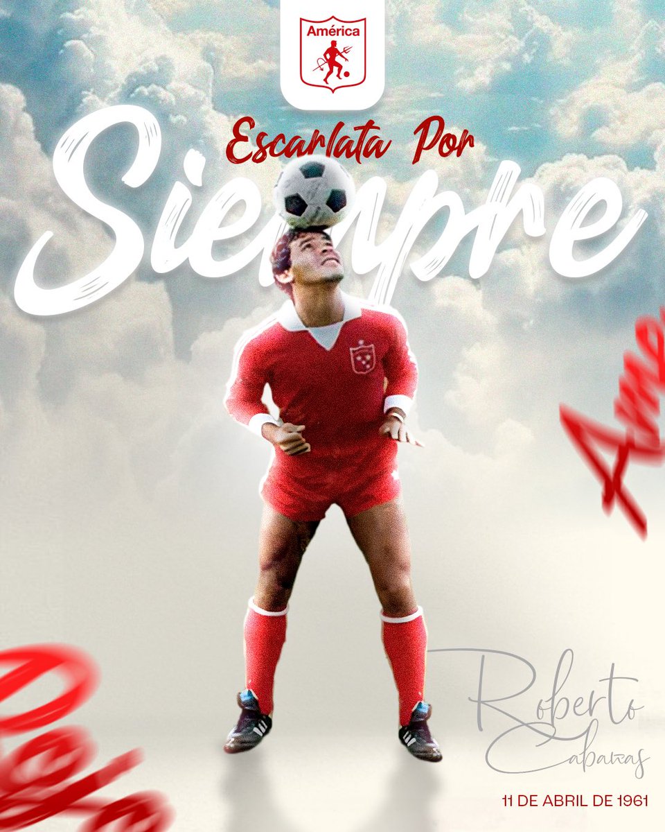AmericadeCali's tweet photo. Un día como hoy, hace 63 años, nació Roberto Cabañas, ídolo paraguayo que se consagró campeón con nuestra camiseta en dos oportunidades. ¡Eterno, Mago del Pilar! https://t.co/1CXKIDEidt