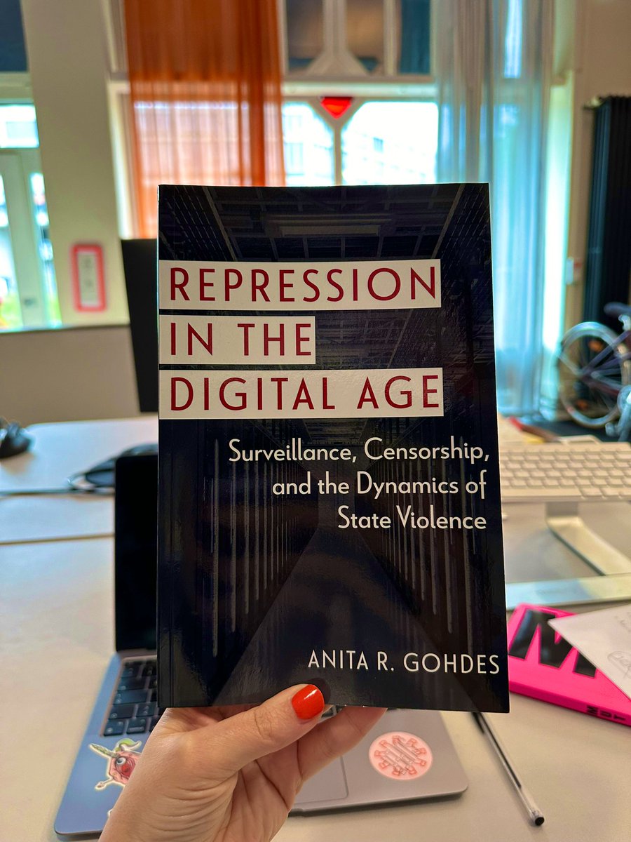 Brilliant book by @ARGohdes about how digital technology supports state repression ✨ Must read!