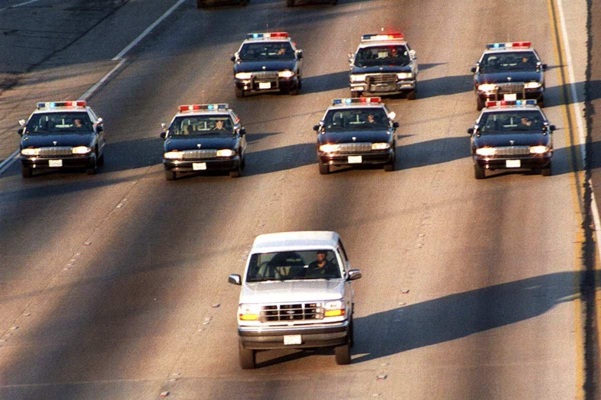 If they don’t do this for OJ’s procession to the funeral home that’s a missed opportunity