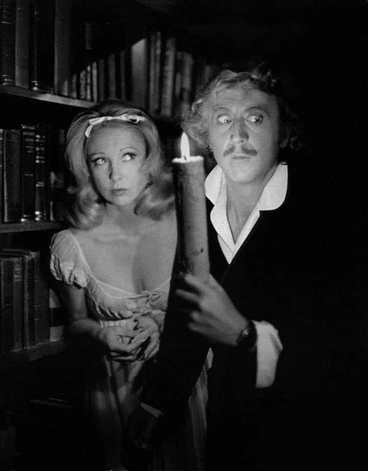 Show a great old movie with an image!
#ThursdayThought #ThursdayMood 
1974 Teri Garr & Gene Wilder ('Young Frankenstein')