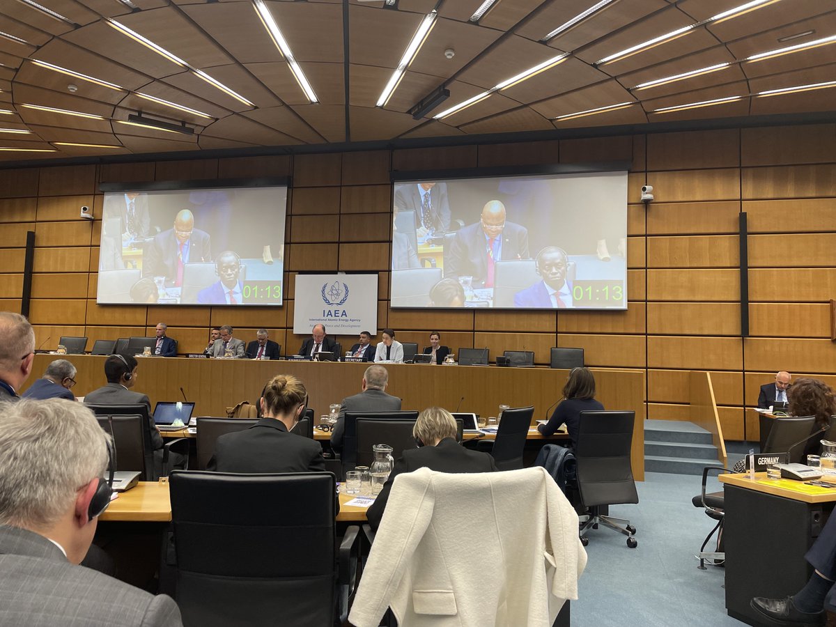 The extraordinary session of the #IAEA Board of Governors, convened by Russia in connection with the Ukrainian reckless attacks against the #ZNPP, is underway.