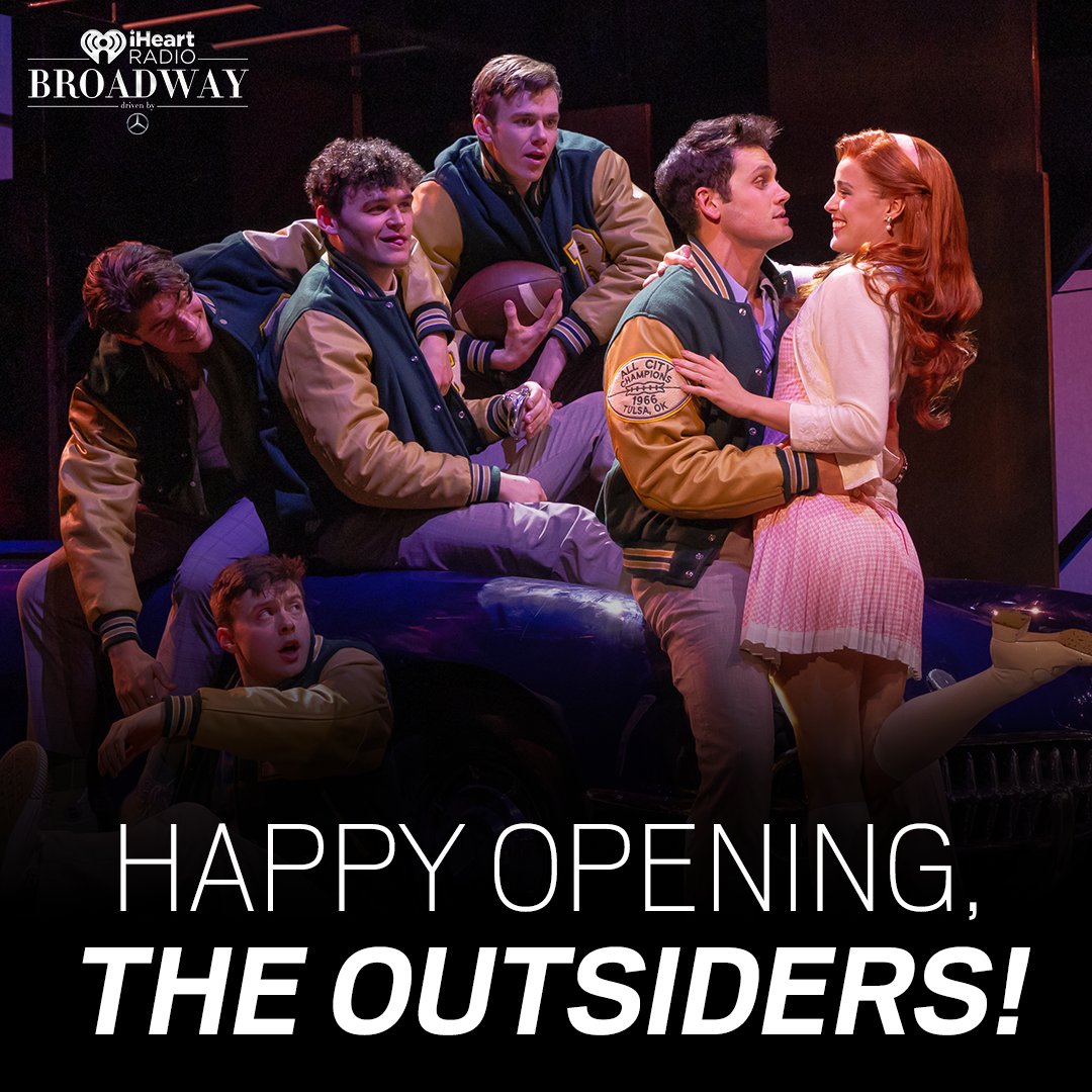See you in Tulsa💚

Happy Opening #OutsidersMusical🤗