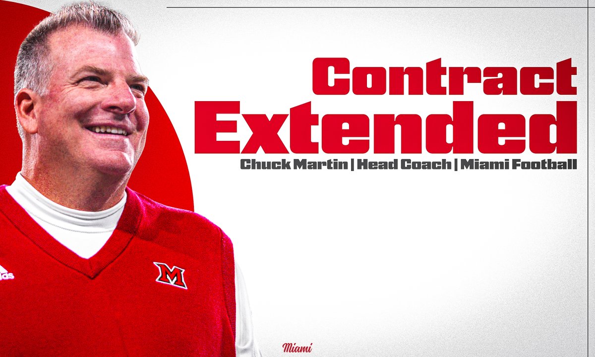 Coach Martin has signed a 5 year contract extension‼️ 🔗:miamiredhawks.com/news/2024/4/11… #RiseUpRedHawks | 🎓🏆