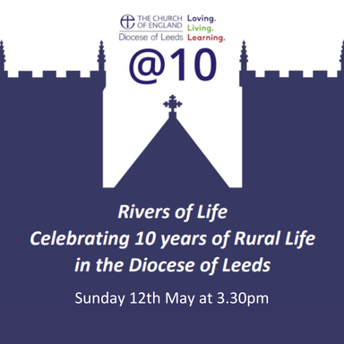 On Sunday 12th May Bishop Anna and Dean John, with the support of the Bishop of Leeds, invite you to Ripon Cathedral for a celebratory service to mark the Tenth Anniversary of the Diocese of Leeds. @LeedsCofE riponcathedral.org.uk/events/rivers-…