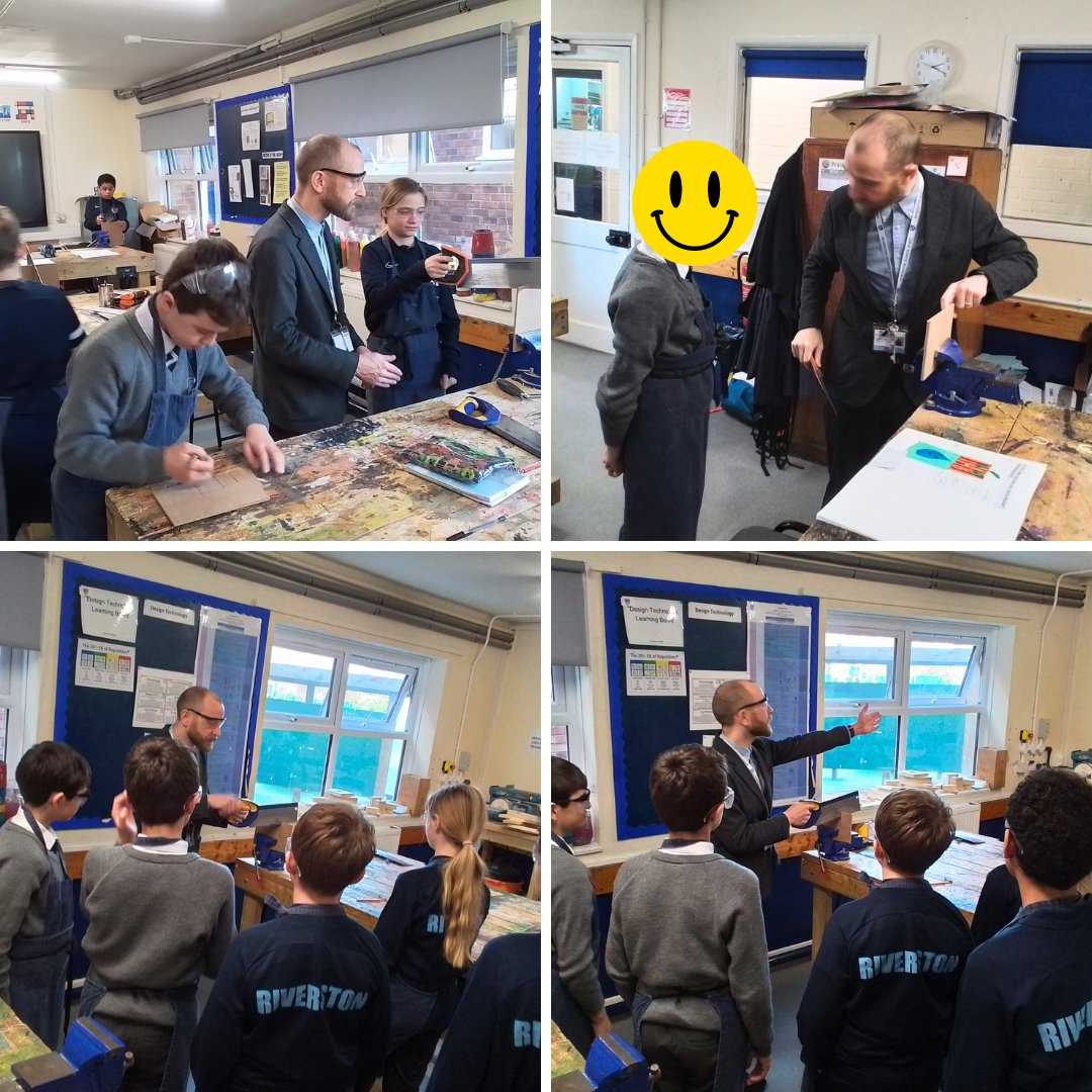 During a recent DT lesson, students have been learning how to make their own clock with Mr Glees. Their on hand demonstrations by Mr Glees helped to them to feel confident creating their own fantastic designs 🕓 #designandtechnology #riverstonschool #practicalwork #confidence