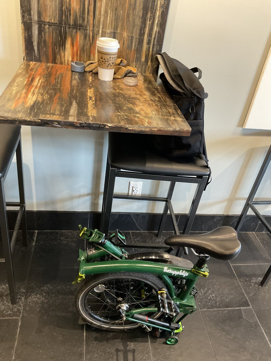 It’s really delightful when folks stop, stare, then ask about my <a href="/BromptonBicycle/">Brompton Bicycle</a>. The convos lately have been even better since I kind of have a better “one-liner” for why:

“I enjoy looking at life at 10mph vs in an car”

Everyone gets it. Some folks want to shift too