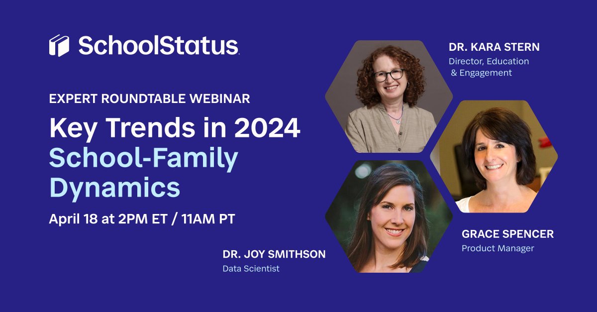 Improve school-family communications in your district! Join our webinar on April 18 to learn how to boost student attendance, the types of comms families need and want, and how school districts can be a collaborative hub for engagement. 🤩 Save your spot! ss.fyi/3xjadAV