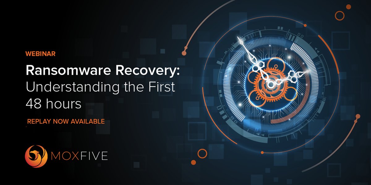 If you missed our Ransomware Recovery webinar this week, it's now available on our website! bit.ly/3VSPxde We walk through the first 48 hours of ransomware recovery discussing the key tasks and workstreams needed to reduce business impact. #cybersecurity #ransomware