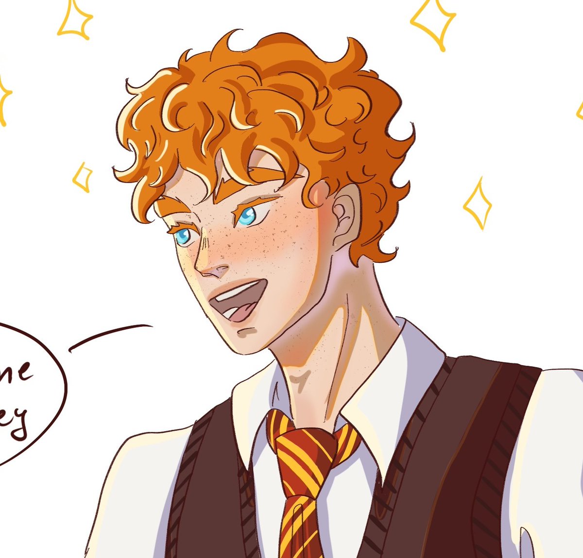 Ronnie is ready ~ #wip #HarryPotter #hpdm #goldentrio #ronweasley #drarry