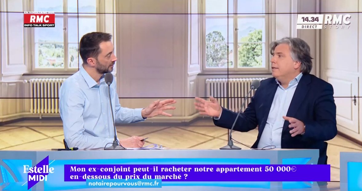 Mon ex-conjoint peut-il racheter notre appartement moins cher que le prix du marché ? Me @jmiboisset, #notaire, a répondu à cette question sur @RMCInfo @EstelleMidi ▶️ youtube.com/watch?v=P4vdO8… #couple #immobilier