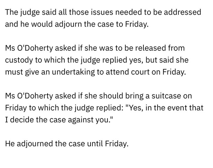 LetsmakeAndyGr1's tweet photo. ๐ฎ๐ช Ireland's Gemma O Doherty, Editor of https://t.co/5sBBag6ERw & https://t.co/Us6tfUwtP5 Investigative Journalist @ Dublin High Court. 11am Friday 12 April 2024
#MI6 #Garda #Elections2024 #ControlledOpposition #StateActor #TheTraitors #farright
#EnochBuke #GemmaODoherty https://t.co/NXDlFhYE1u