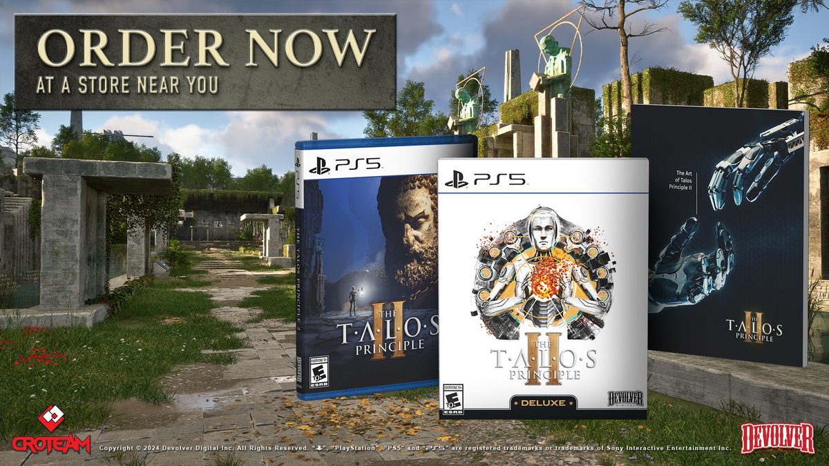 THE TALOS PRINCIPLE 2: DELUXE EDITION arrives in the EU TOMORROW! At last, seekers of enlightenment may rejoice ecs.page.link/X5B4G