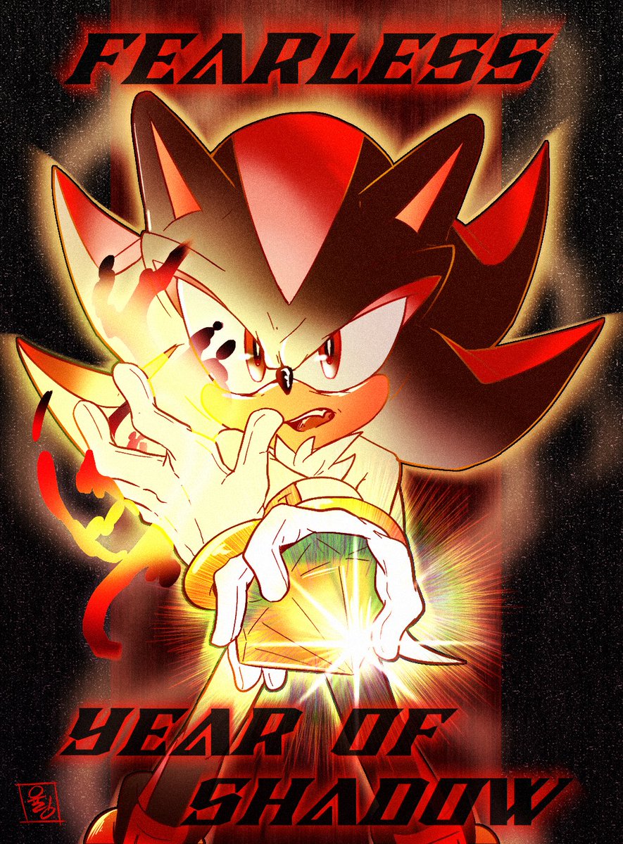 ⚫🦔💥
#FearlessYearofShadow 
#ShadowTheHedgehog 
#소닉파란