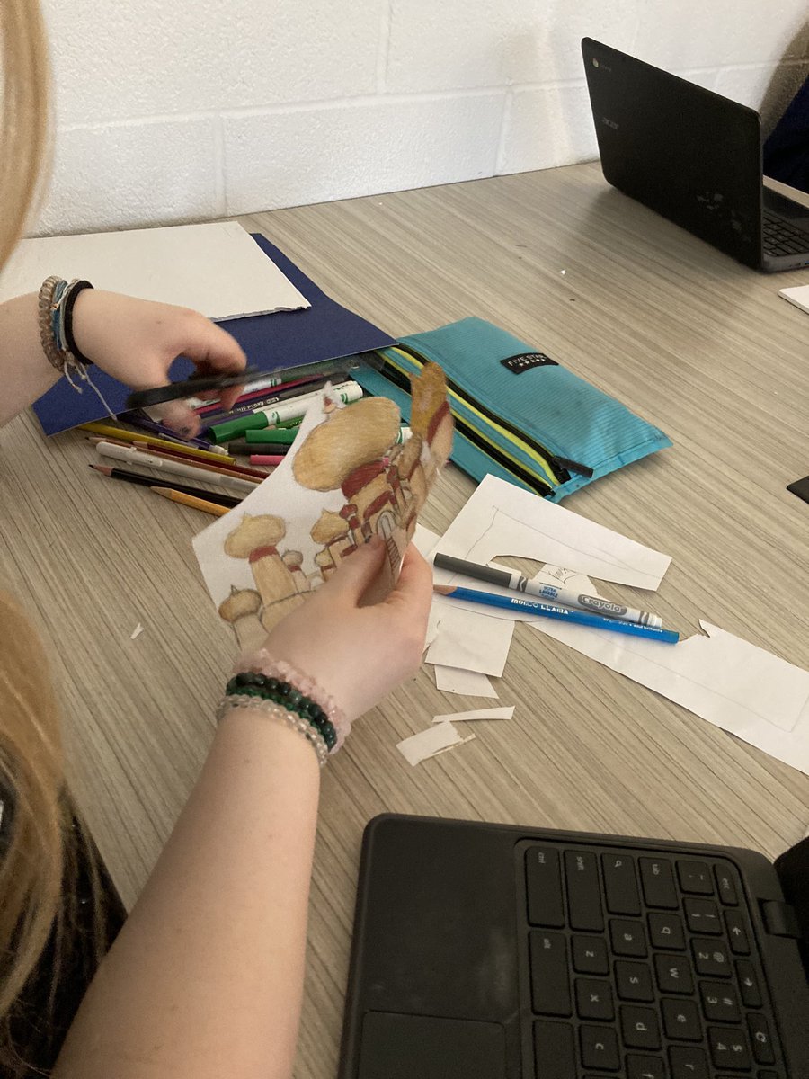 NPGrizzlyDrama's tweet image. From script, to concept sketches, to scale drawings, and now to set models. These tech theatre students have been hard at work showcasing their theatrical knowledge and skills #studentdesign #STEMintheatre #creativedesign #thisprojectishard