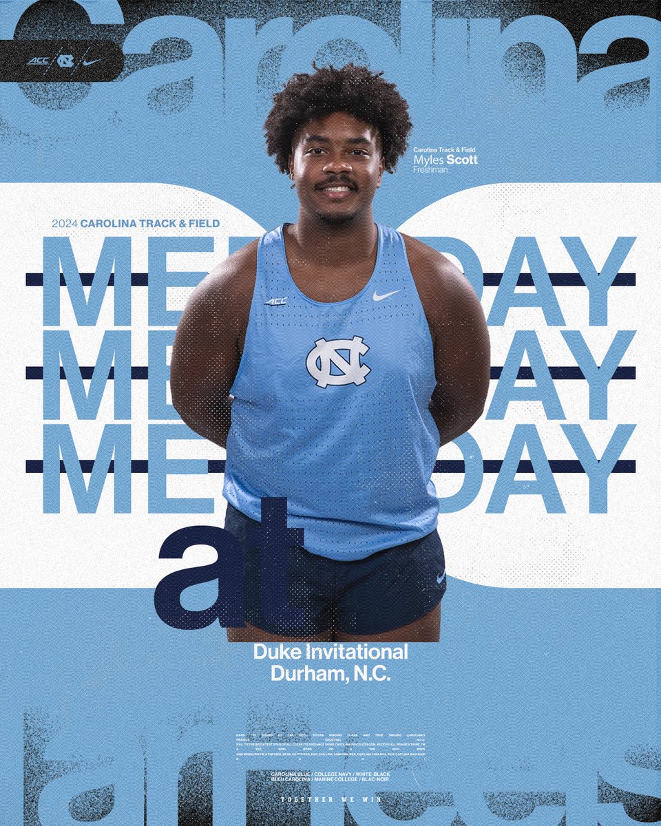 The Duke Invitational 𝐒𝐓𝐀𝐑𝐓𝐒 today with the hammer throw! Get ready for 𝐓𝐖𝐎 𝐅𝐔𝐋𝐋 𝐃𝐀𝐘 of action this 𝐅𝐫𝐢𝐝𝐚𝐲 𝐚𝐧𝐝 𝐒𝐚𝐭𝐮𝐫𝐝𝐚𝐲! linktr.ee/carolina_track…