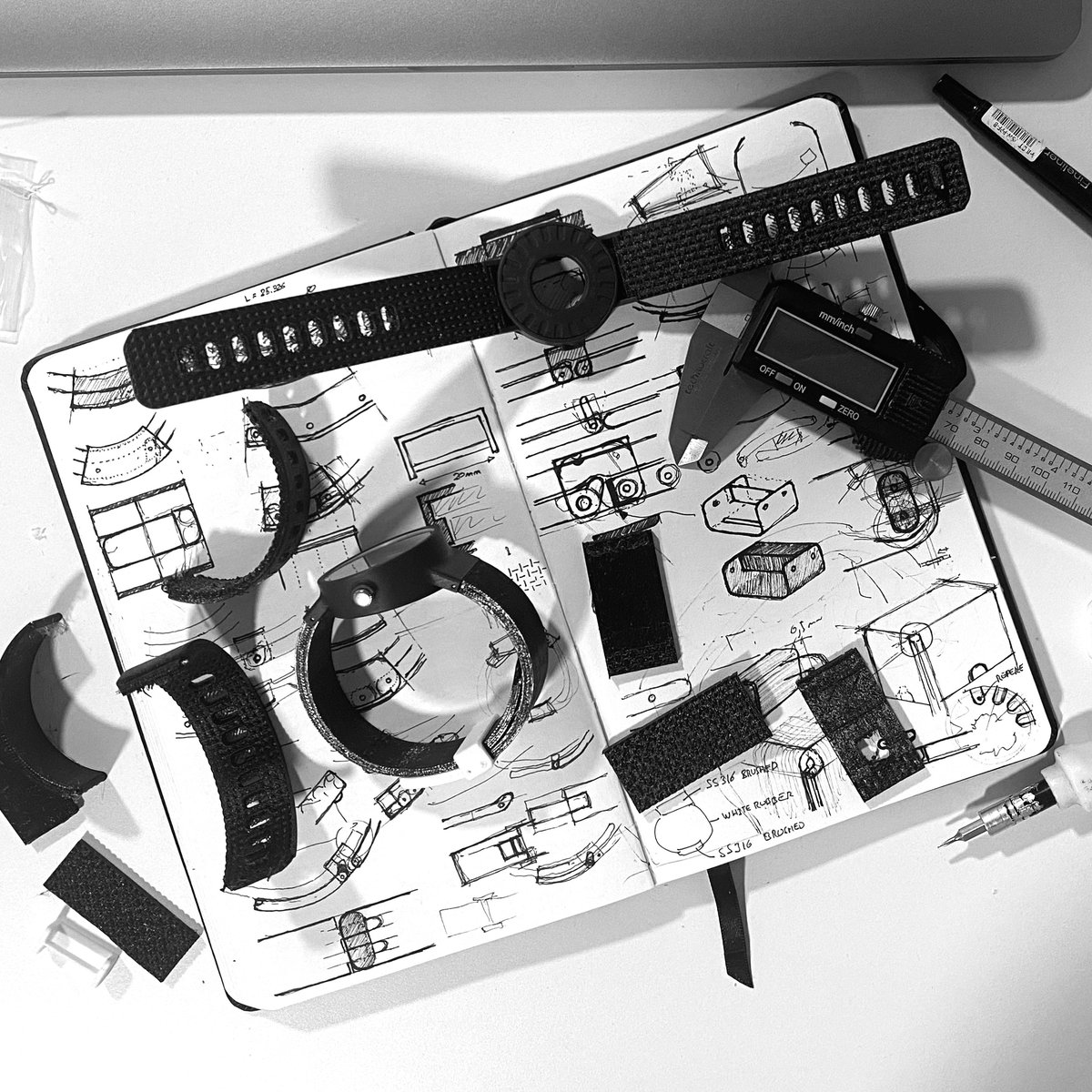 Want to see how it all began? Check out this behind-the-scenes snapshot of the first prototype taking shape. 

#prototype #watch #IndustrialDesign #WatchDesign #3DPrinting #Prototypes #Sketches #WatchPrototype #3DPrinted #DesignDrawings #PrototypeDesign #DesignSketches