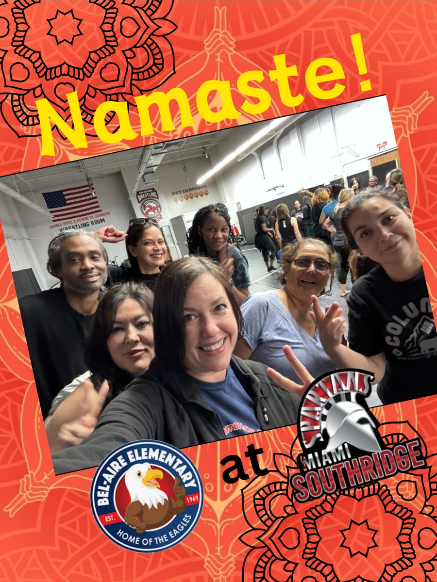 BelAireEagles's tweet image. Yesterday, our staff participated in a Self Care Day PD at our Fedder Pattern High School @Southridge_SHS!  Thank you for collaborating with the Home of the Eagles! @MDCPSSouth @MDCPS @MDCPSWellWay @SuptDotres #YourBestChoiceMDCPS