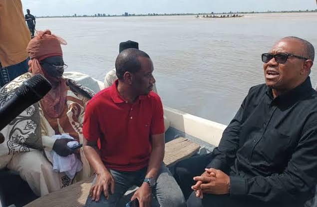 Junior Pope’s D£ath: Nigerian Tweeps Tackle Peter Obi For Not Wearing Lifejacket During Canoe Ride, Say He’s A ‘Bad Example’