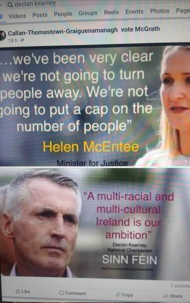 Cairnlodge1's tweet photo. Those #RepublicOfIreland ๐ฎ๐ช #Political Parties are intent on bringing as many #Muslims into Southern #Ireland as they can. #Christianity is doomed. Just look at #Sweden ๐ธ๐ช #Germany ๐ฉ๐ช #France ๐ซ๐ท those countries should be a warning. #Globalists or what? #BritsOut! #MuslimsIn! Is #SinnFein's new motto.