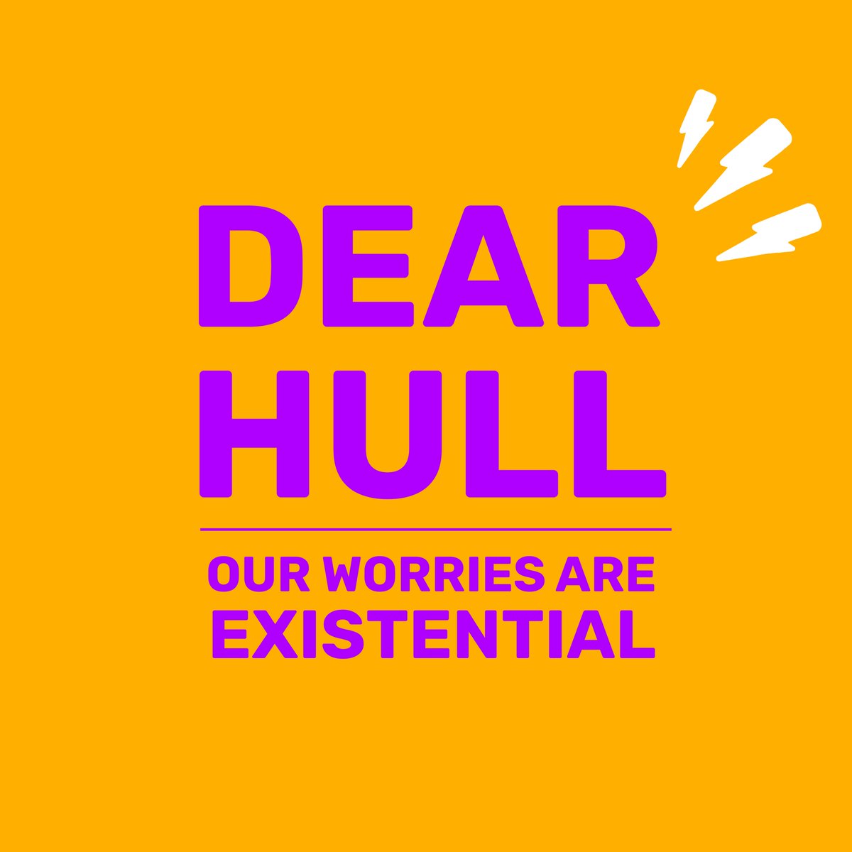 Dear Hull, our worries are existential ⚠️ A message from Middle Child's artistic director and CEO, Paul Smith: bit.ly/4aNOaAX