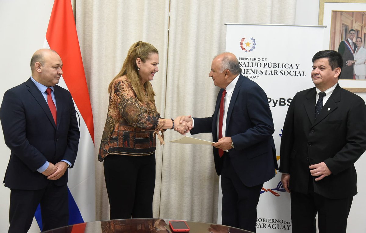 🚰 | Agua potable y sistemas de alcantarillado, prioridades del nuevo titular del <a href="/SenasaPy/">Senasa Paraguay</a>

El Ing. Fernando Enrique García Alonso asumió esta mañana como director del Servicio Nacional de Saneamiento Ambiental (SENASA).

➕ℹ️ goo.su/DdC1J