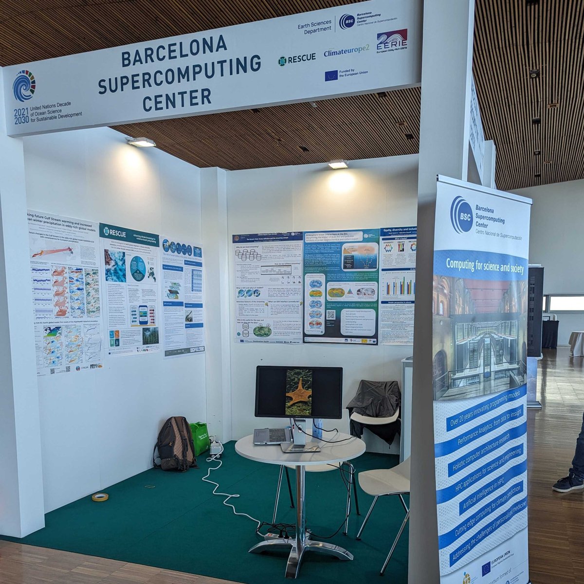 RESCUE is at the @UNOceanDecade Conference! Come speak to us at the @BSC_CNS booth no. 11 to learn more about our project and our research on #CDR and #climate neutrality!