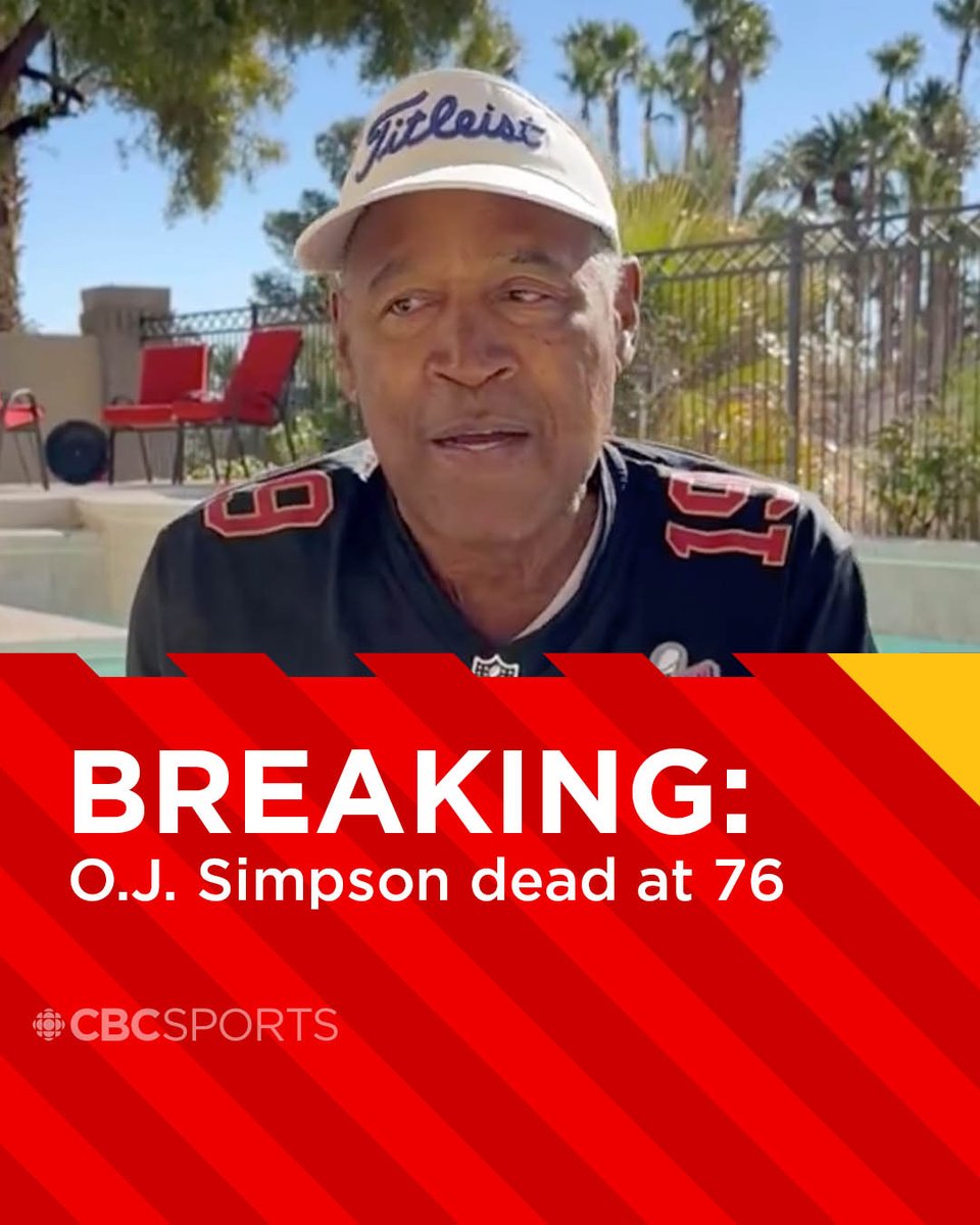 BREAKING | O.J. Simpson has succumbed to his battle with cancer cbc.ca/1.7170497