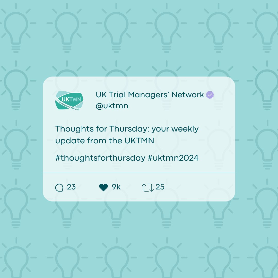 #ThoughtsforThursday Happy Thursday everyone! A reminder for our members to sign up to the latest TMRP Webinar (On behalf of the UKTMN) on the ILANA Study for the 17th of April. For how to register, and for more information, please see the link below: tmn.ac.uk/events/tmrp-we…