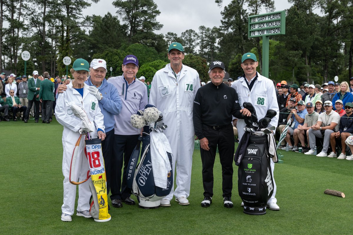 The 2024 Masters Tournament is officially under way. #themasters