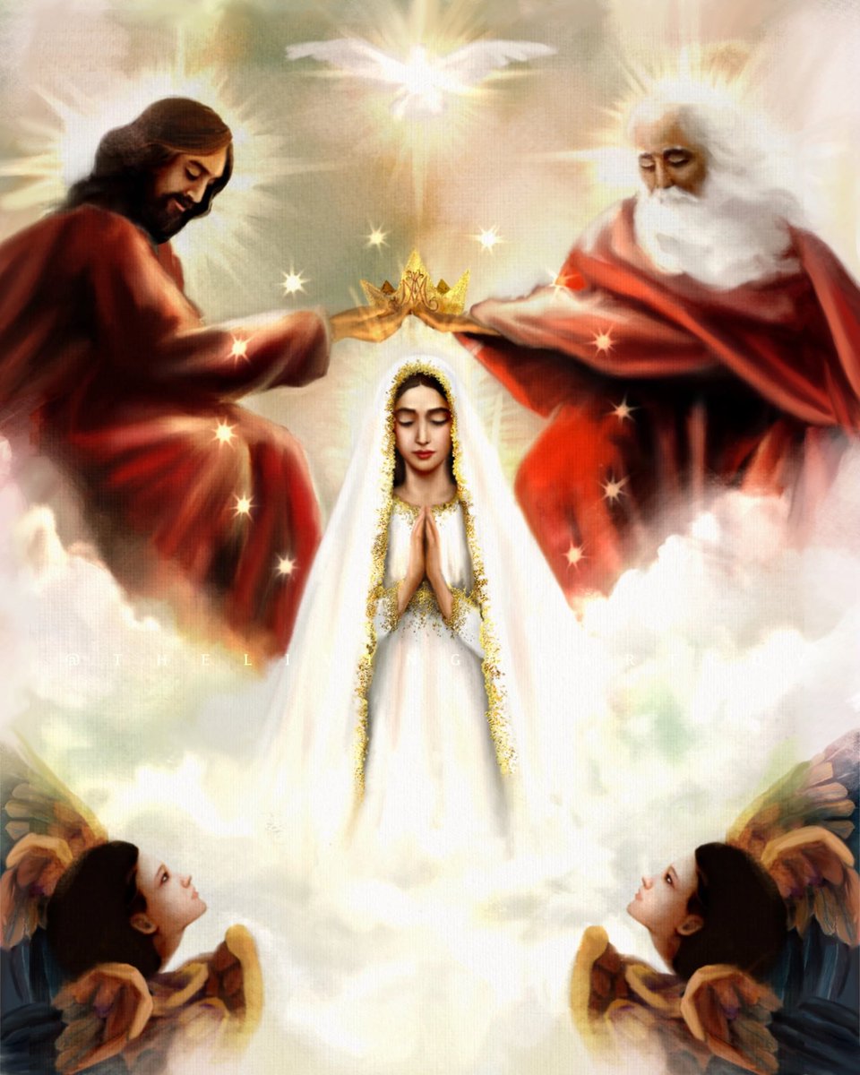 Father, You graciously prepared the Blessed Virgin to accept your gift of your dear Son for the salvation of the world. She is now adorned with a royal diadem and urges our needs before the throne of God. Blest be the holy name of Mary!