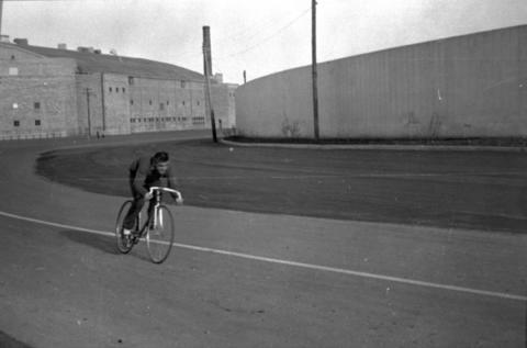 The rare beauty of cycling never changes. Cycling has always been a part of the city, a fantastic photo of Tom Smith back in 1935 racing past the Corral in Calgary. While the buildings and roads have change, the spirit and passion for bikes remains. #yyc #yycbike