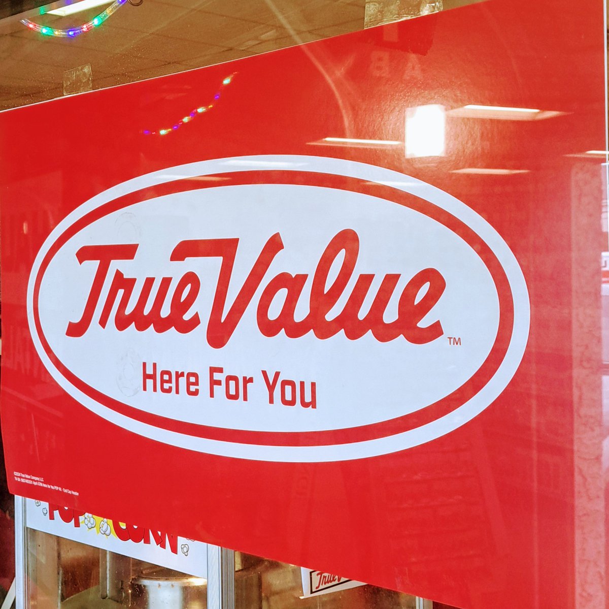 New @truevalue signage arrived! 'Here For You' is the new #HappyToHelp =D 

#tulsaok #localfirst #shoplocal
