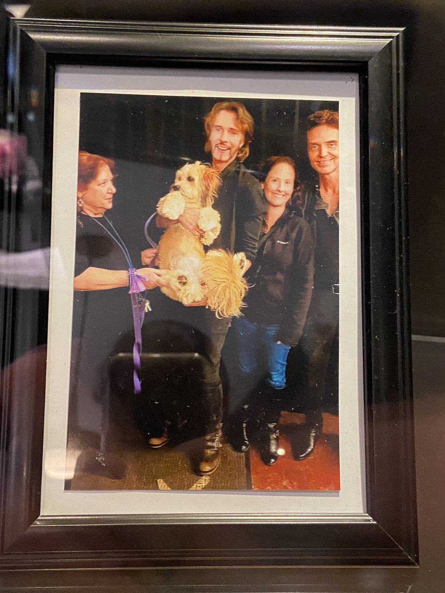 Happy National Pet Day! Here is #TBT to one of our staffers bringing their pup to meet Rick Springfield and Richard Marx. Has your pet ever met any celebrities? If so, share a pic!