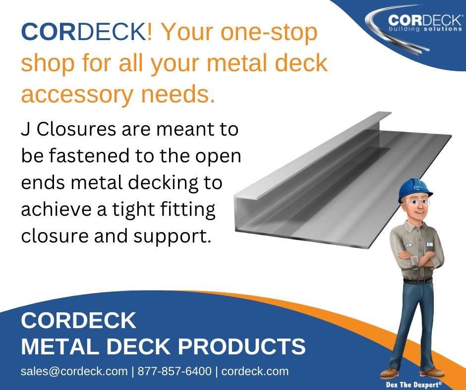𝘿𝙤 𝙮𝙤𝙪 𝙣𝙚𝙚𝙙 𝙞𝙩? 𝙒𝙚𝙡𝙡, 𝙬𝙚 𝙝𝙖𝙫𝙚 𝙞𝙩! 📢
𝐋𝐞𝐭 𝐂𝐨𝐫𝐝𝐞𝐜𝐤 𝐛𝐞 𝐲𝐨𝐮𝐫 𝐎𝐍𝐄-𝐒𝐓𝐎𝐏 𝐒𝐇𝐎𝐏 𝐟𝐨𝐫 𝐚𝐥𝐥 𝐲𝐨𝐮𝐫 𝐌𝐞𝐭𝐚𝐥 𝐃𝐞𝐜𝐤 𝐀𝐜𝐜𝐞𝐬𝐬𝐨𝐫𝐲 𝐧𝐞𝐞𝐝𝐬. 👷‍♂️

sales@cordeck.com | 877-857-6400 | cordeck.com