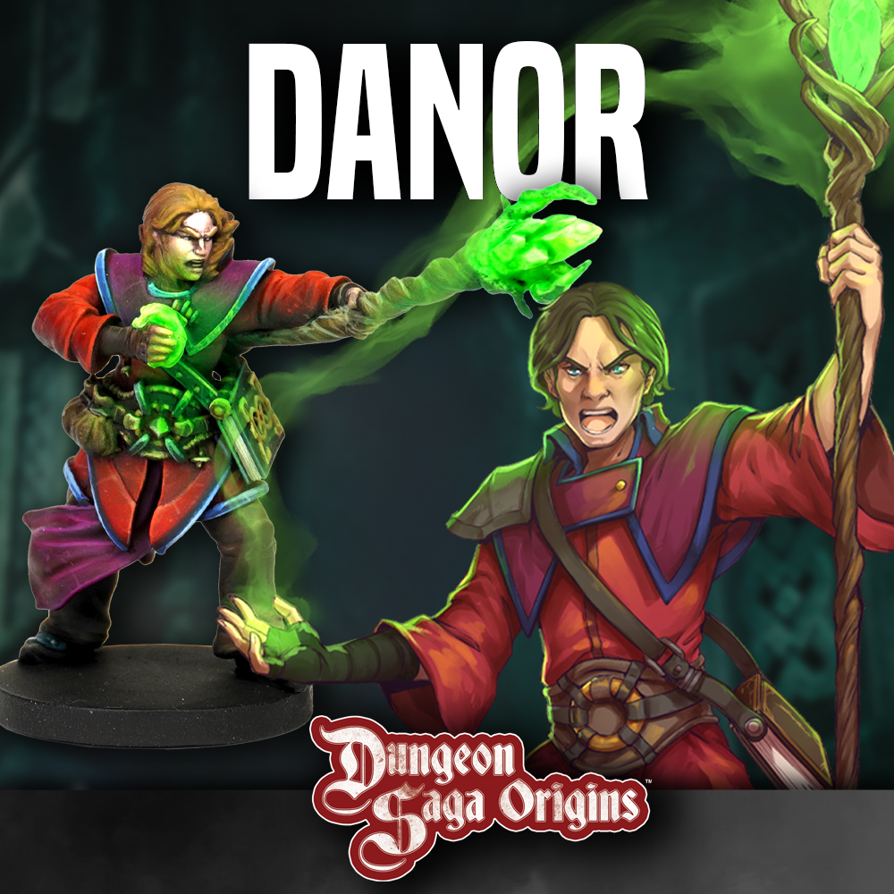 Choose Danor as your Hero and take on the Trial of Tyranny in Dungeon Saga Origins which is available to pre-order from 12th April and in stores from 20th May 2024. manticgames.com/dice-board-gam…