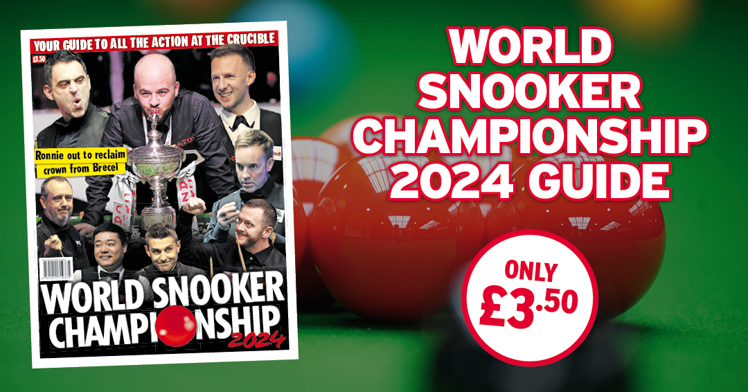 A lot of work went in to producing this ahead of the action getting underway at The Crucible this month. I spoke to Mark Allen, Shaun Murphy, Gary Wilson, Rob Walker, and others. And there's plenty more in there too! You can buy your copy here: shop.regionalnewspapers.co.uk/world-champion…